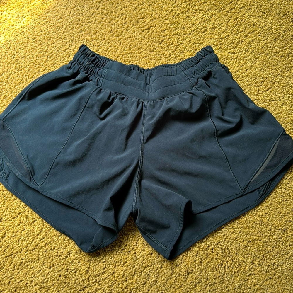 Lululemon size 4 hotty short. Navy